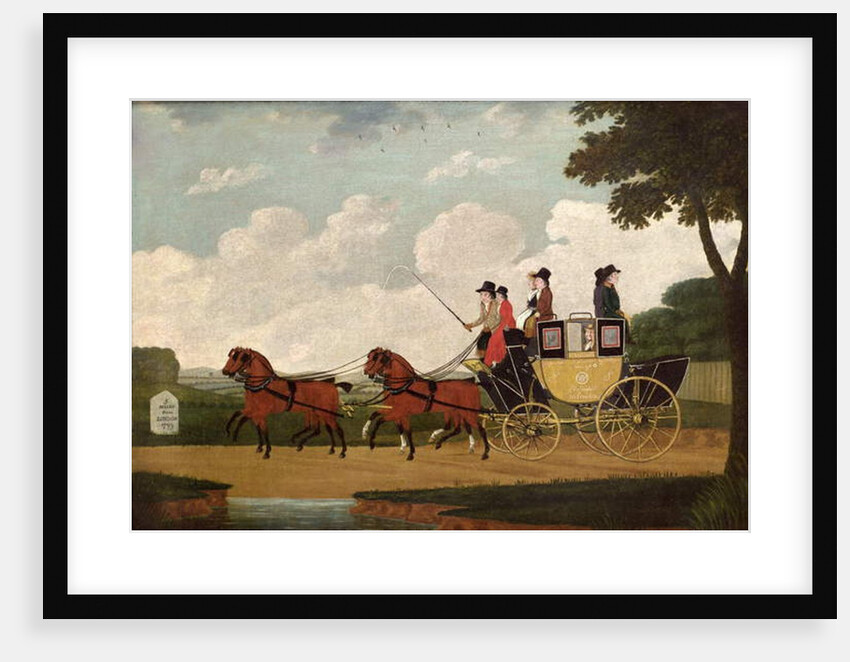 The Royal Mail Coach, Chelmsford to London, 1799 by John Cordrey