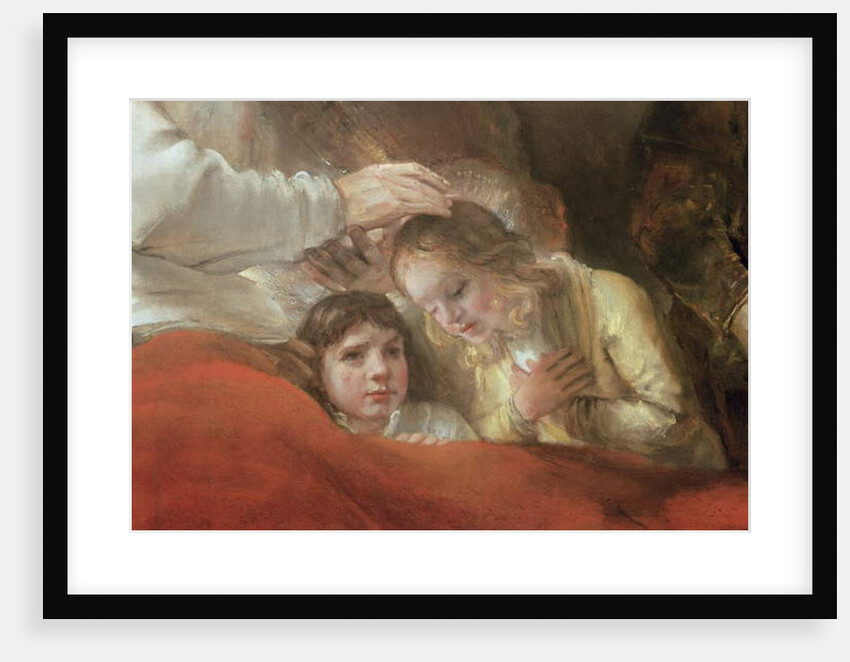 Jacob Blessing the Sons of Joseph, 1656 by Rembrandt Harmensz. van Rijn