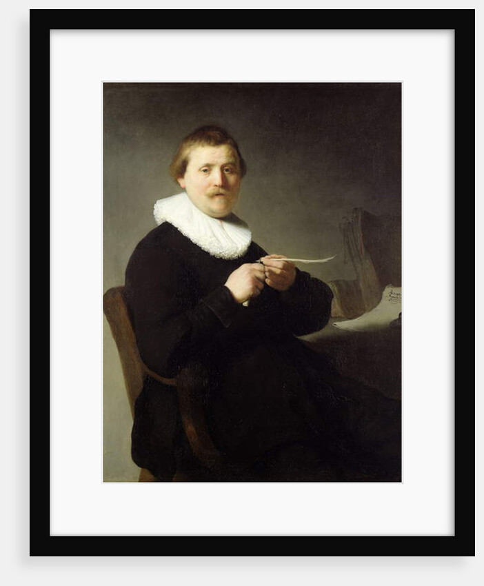 Man Sharpening a Quill, 1632 by Rembrandt Harmensz. van Rijn