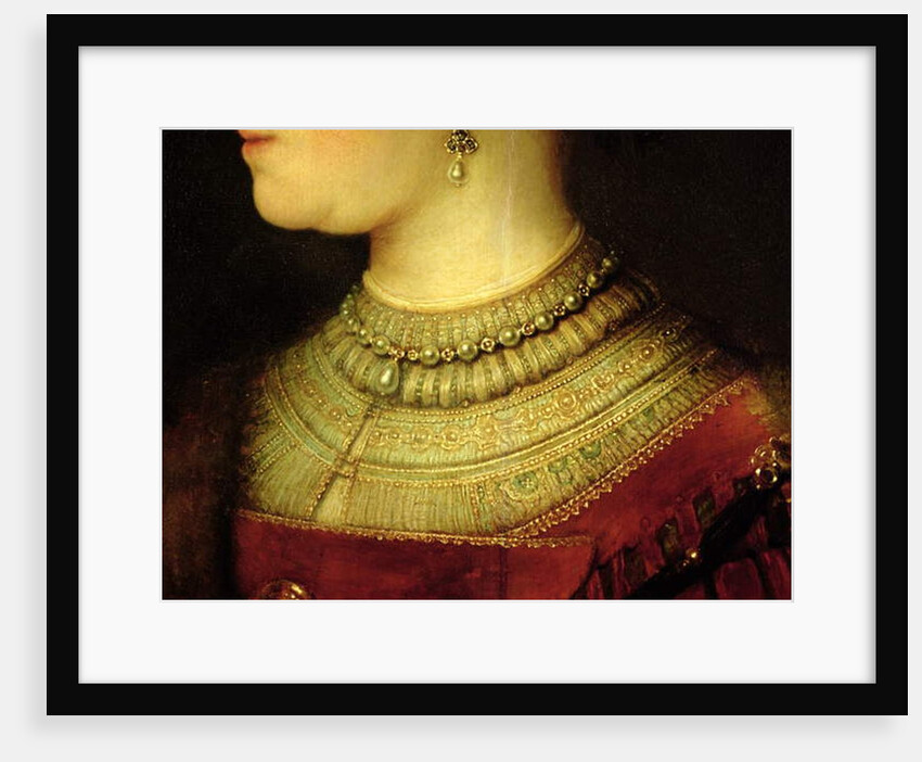 Portrait of Saskia van Uylenburgh in Rich Costume by Rembrandt Harmensz. van Rijn