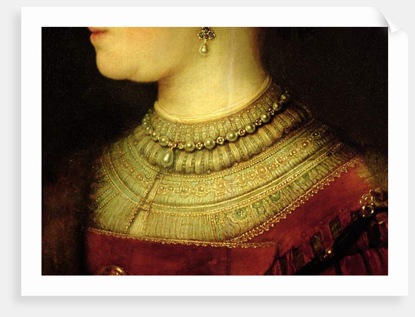 Portrait of Saskia van Uylenburgh in Rich Costume by Rembrandt Harmensz. van Rijn