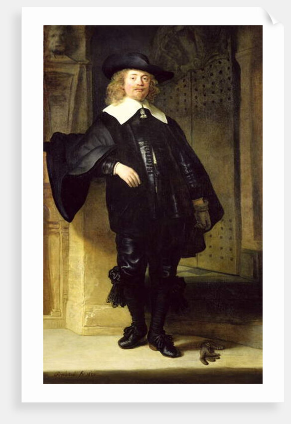 Full Length Portrait of a Standing Man, 1639 by Rembrandt Harmensz. van Rijn