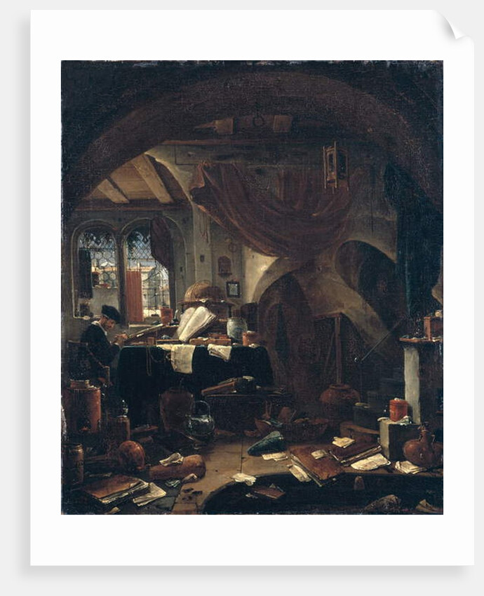 An Alchemist's Laboratory by Thomas Wyck
