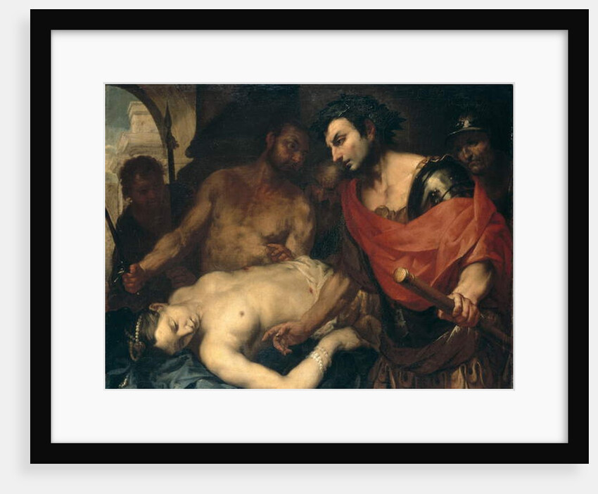 Nero with the corpse of his Mother Agrippina by Antonio Zanchi