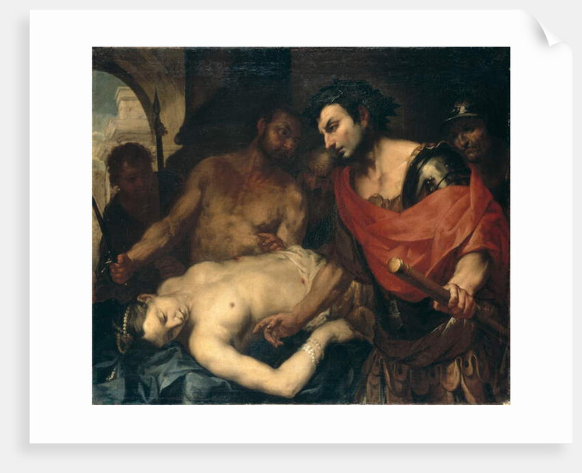 Nero with the corpse of his Mother Agrippina by Antonio Zanchi