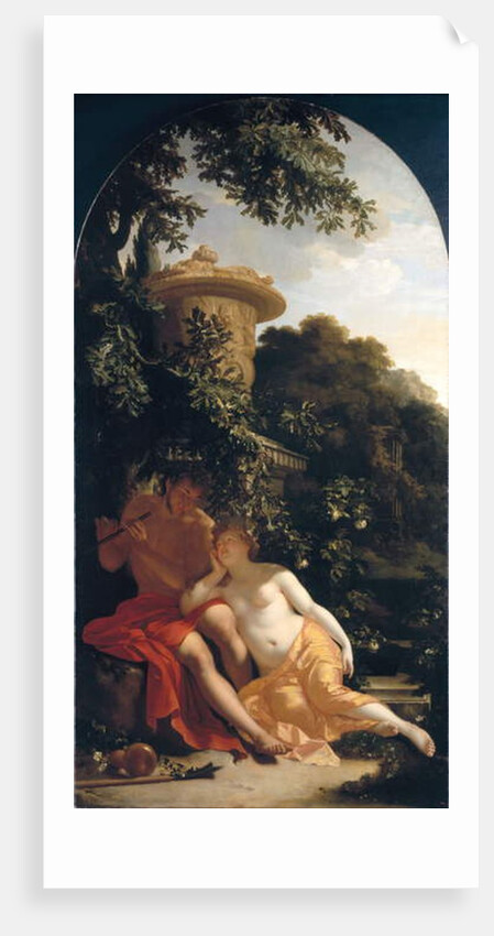 Shepherd and Shepherdess, 'The Amorous Shepherd',c. 1696 by Adriaan van der Werff