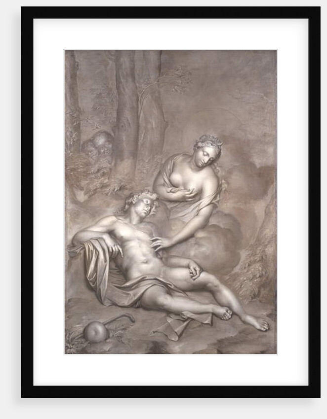 Luna visits the sleeping Endymion, 1696 by Adriaan van der Werff