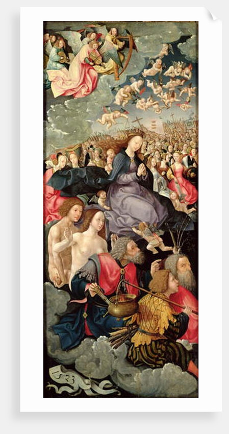 Left wing of Triptych with Adoration of the Trinity, 1523 by Jacob Cornelisz van Oostsanen