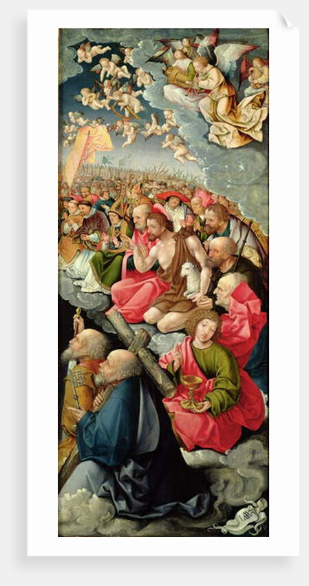 Right wing of Triptych with Adoration of the Trinity, 1523 by Jacob Cornelisz van Oostsanen