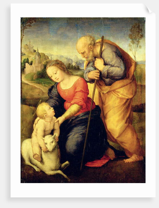 The Holy Family with the Lamb, 1507 by Raphael
