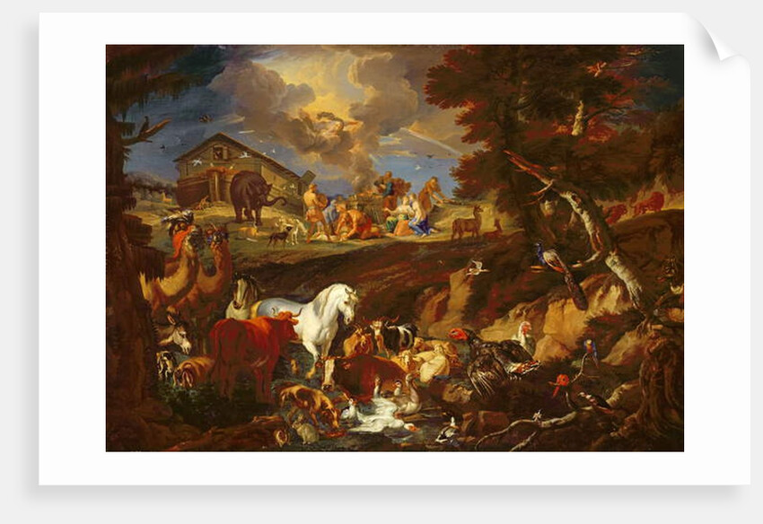 Noah offers up a Sacrifice as a Sign of his Gratitude, 1687-90 by Pieter the Younger Mulier