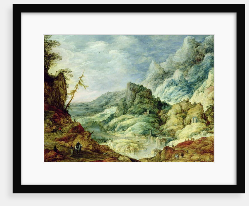Alpine Landscape, c.1620 by Joos or Josse de The Younger Momper