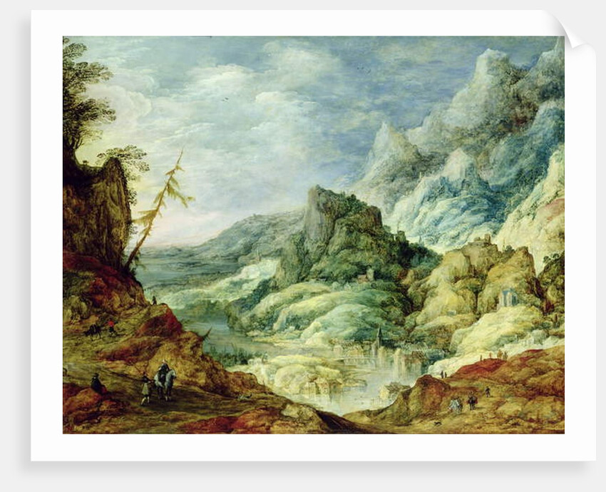 Alpine Landscape, c.1620 by Joos or Josse de The Younger Momper