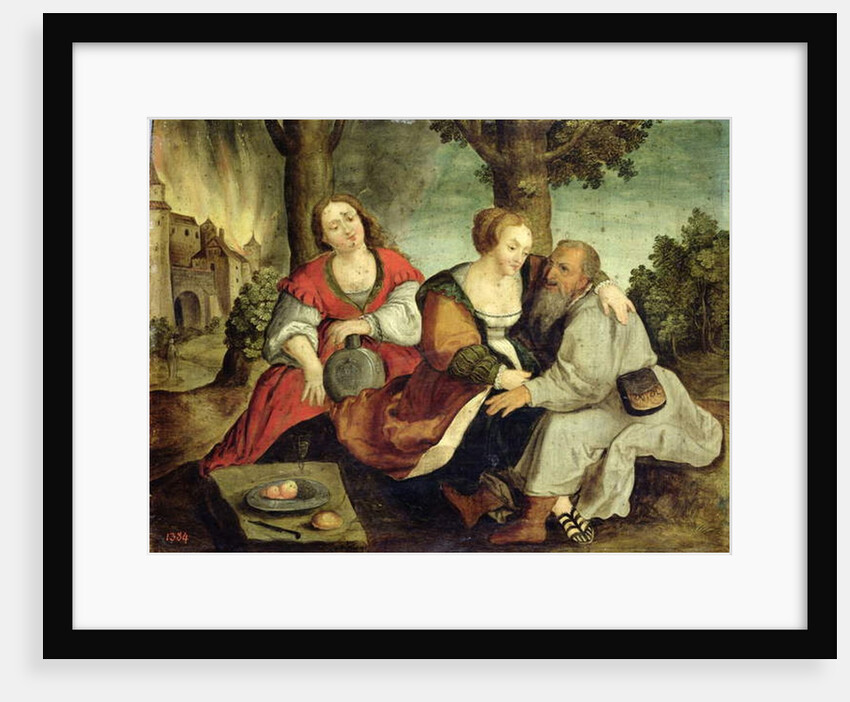 Lot and his Daughters, late 16th century by Dutch School