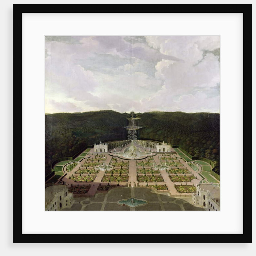 View from the Garden and Grotto at the Foot of the Waterfalls to the Octagon, after 1716 by Jan van Nickelen