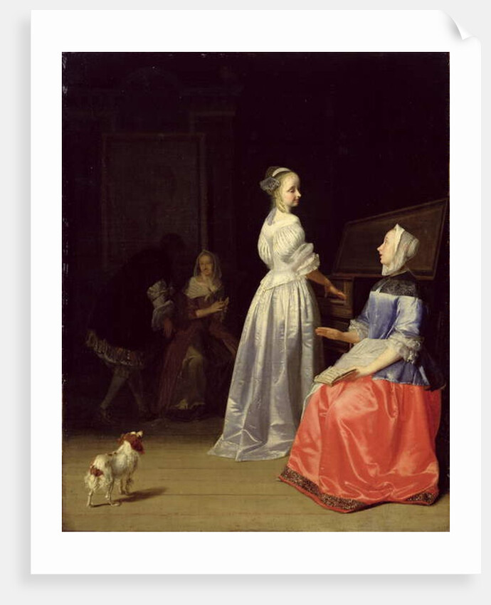 The Singing Exam, 1669 by Jacob Ochtervelt