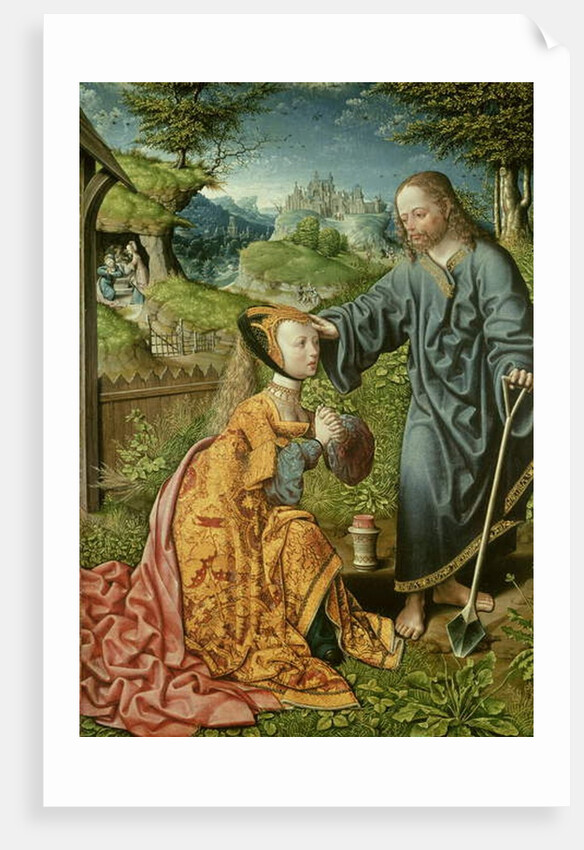 Christ as a Gardener, 1508 by Jacob Cornelisz van Oostsanen