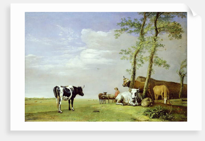 A Fellow Countryman with his Herd, 1648 by Paulus Potter