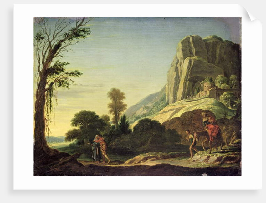 Landscape with the Meeting of Moses and Aaron on Mount Horeb, 1626 or 1620 by Jacob Symonsz Pynas or Pinas