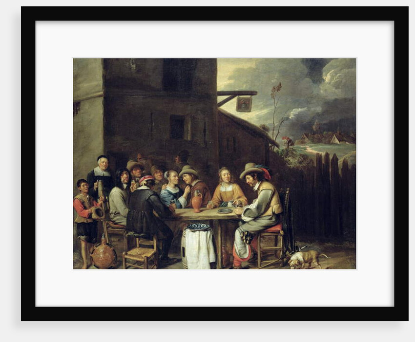 Companions Carousing in front of a Tavern, 1640-50 by Joos van Craesbeeck
