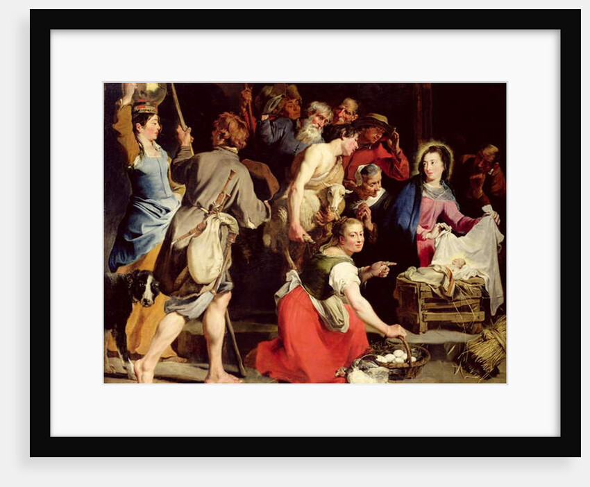 The Adoration of the Shepherds, after 1628 by Jan Cossiers