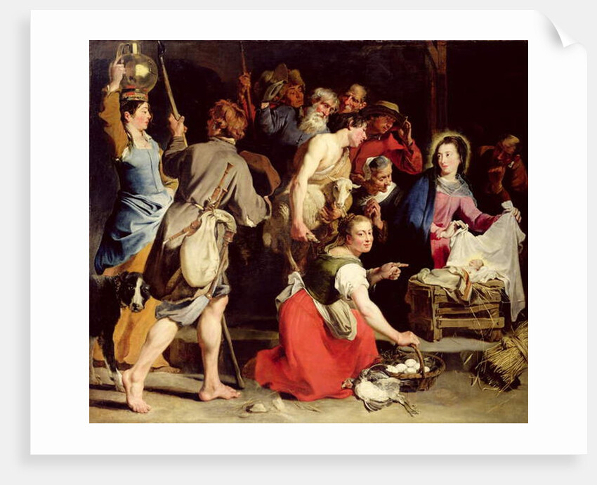 The Adoration of the Shepherds, after 1628 by Jan Cossiers