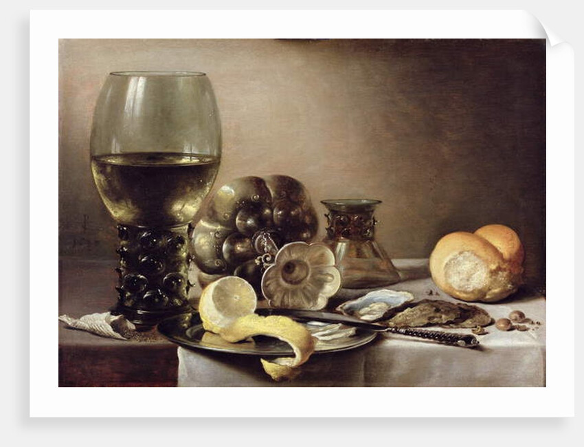 The Oyster Breakfast by Pieter Claesz