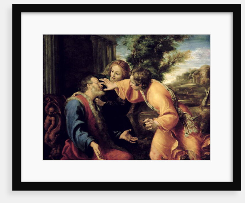The Young Tobias Heals his Blind Father, c.1600 by Annibale Carracci