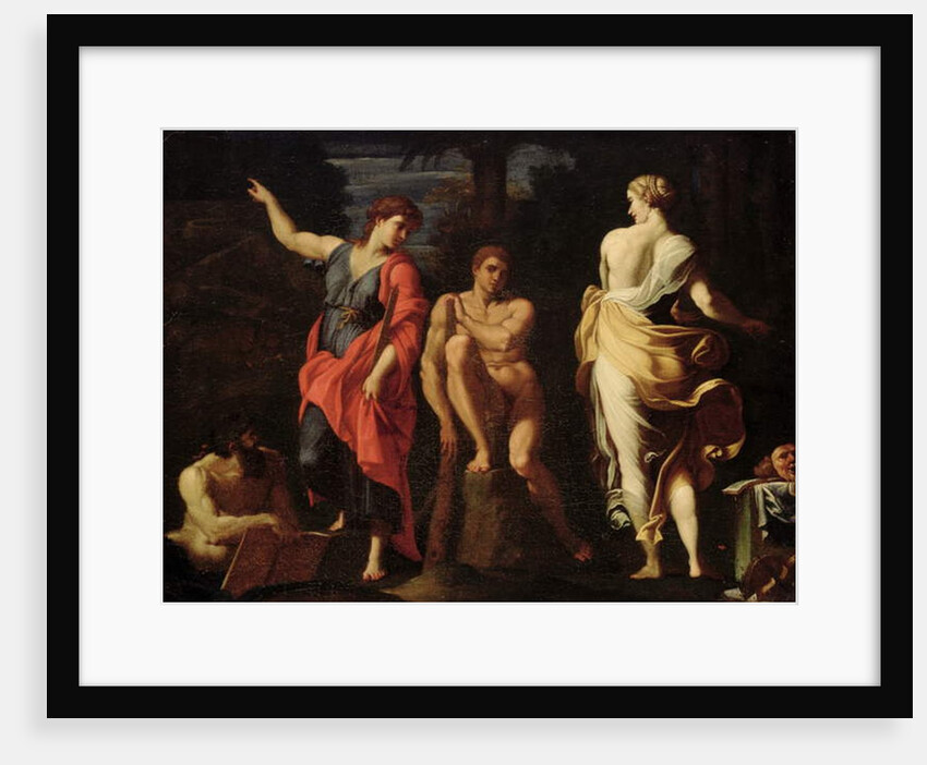 Hercules at the Crossroads by Annibale (Copy) Carracci