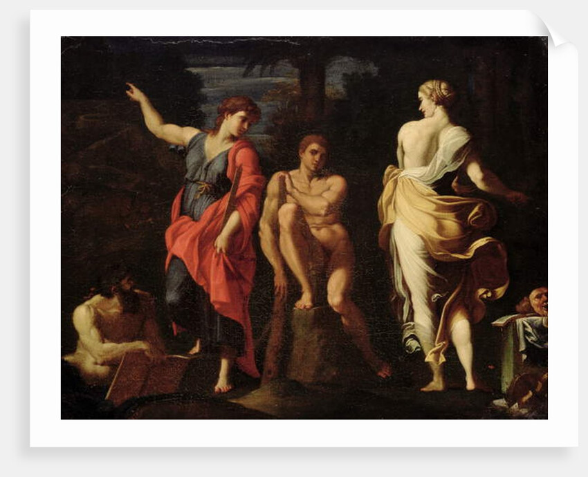 Hercules at the Crossroads by Annibale (Copy) Carracci