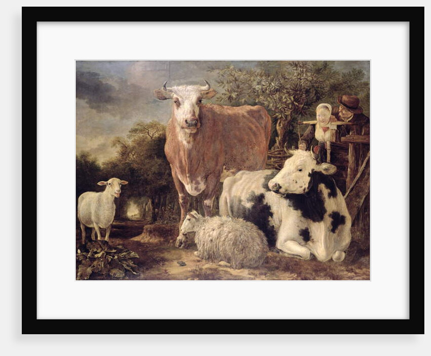 Herdsman and Herdswoman with Livestock, c.1647 by Govert Dircksz. Camphuysen