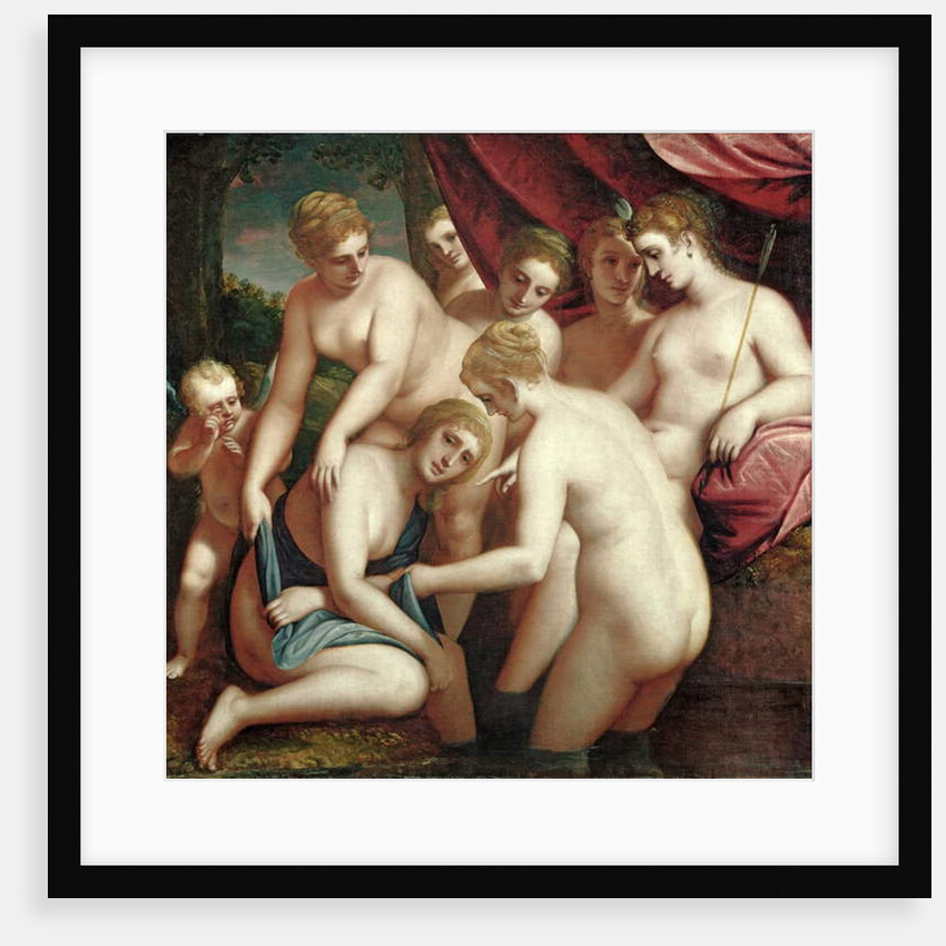 Diana Discovering the Pregnancy of Callisto, 1570 by Luca Cambiaso