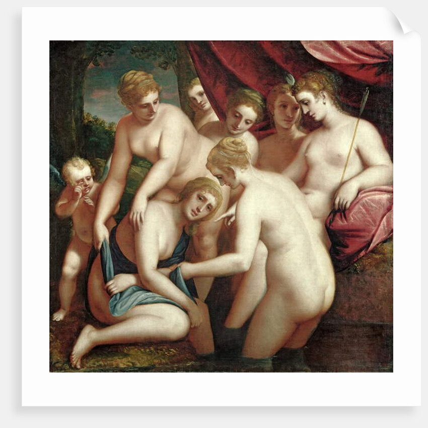 Diana Discovering the Pregnancy of Callisto, 1570 by Luca Cambiaso