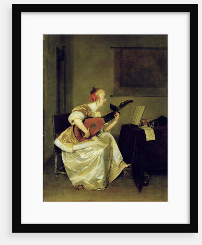 The Lute Player, 1667-68 by Gerard ter Borch or Terborch
