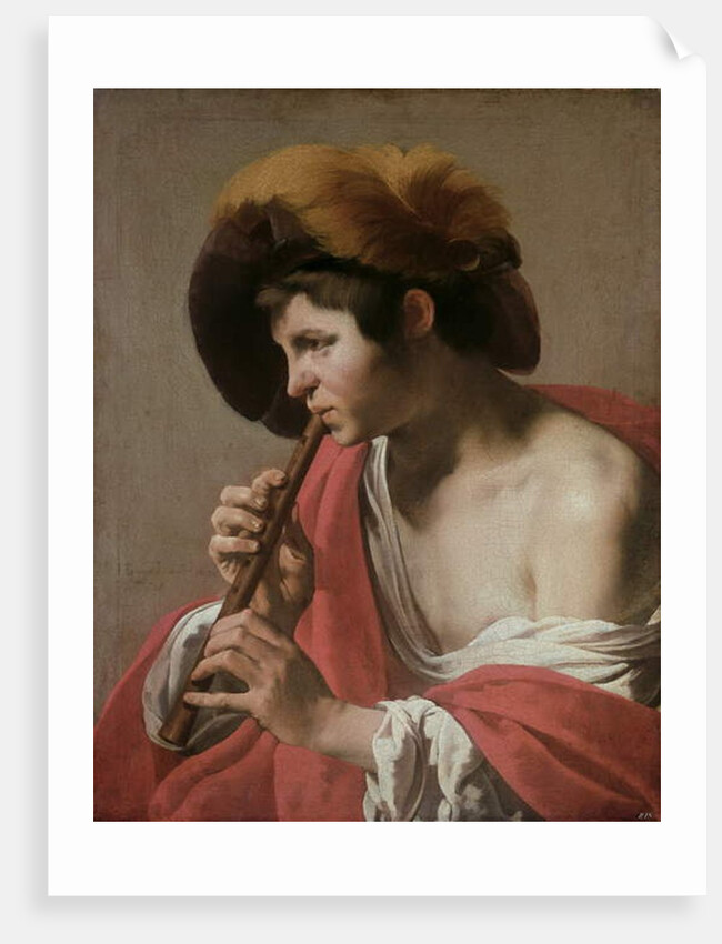 Knave Playing a Recorder, 1621 by Hendrick Ter Brugghen