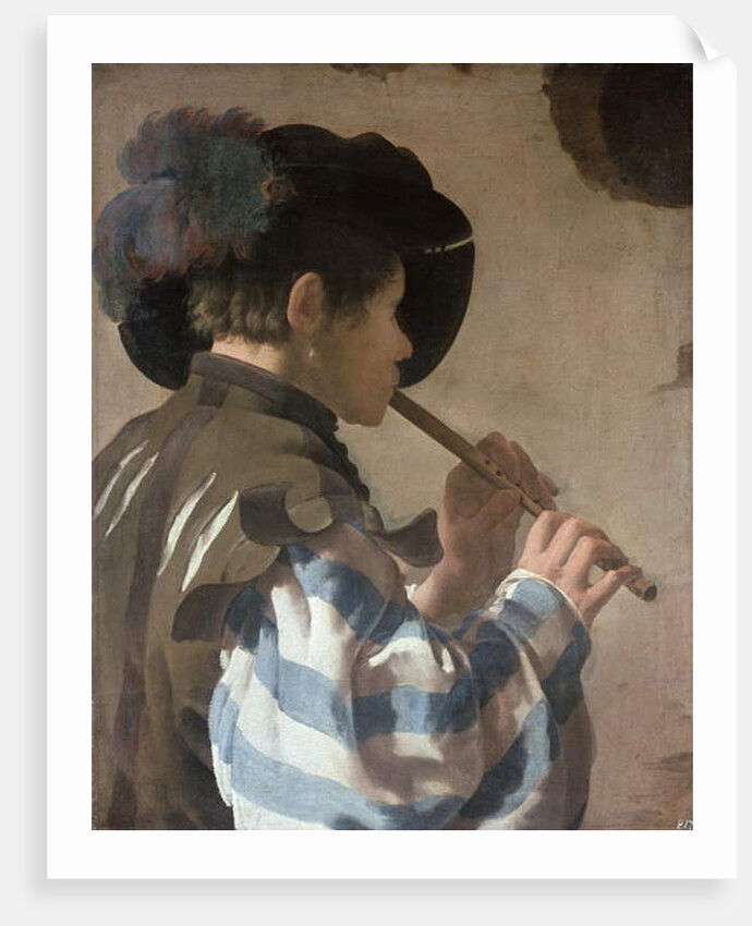 Knave Playing a Fife by Hendrick Ter Brugghen