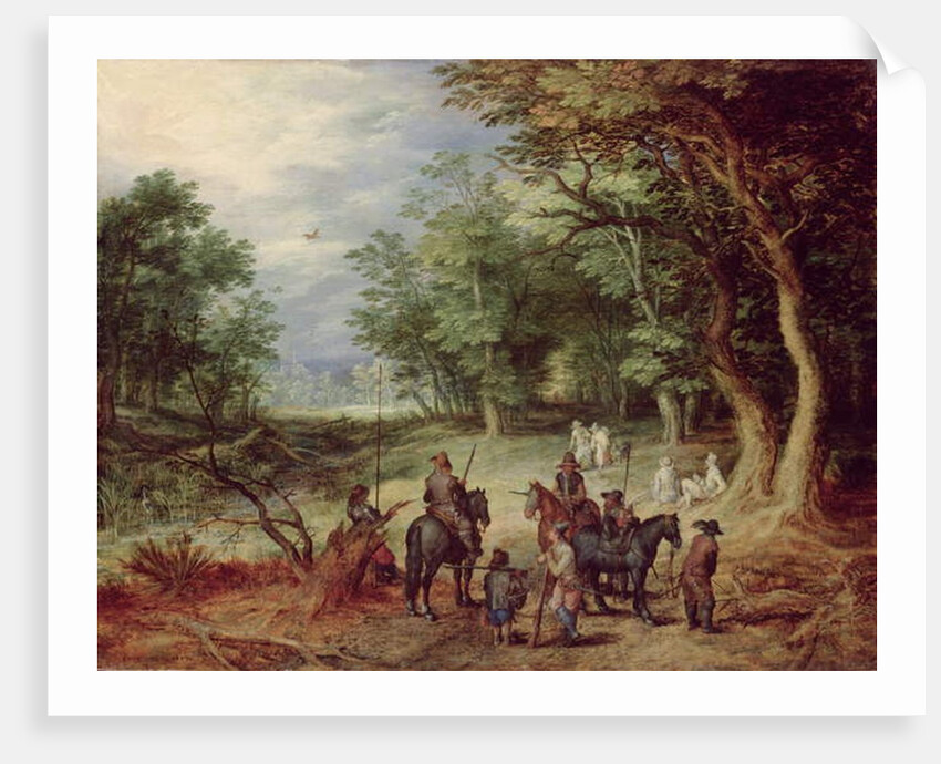 Field Camp in a Clearing, 1607 by Jan the Elder Brueghel