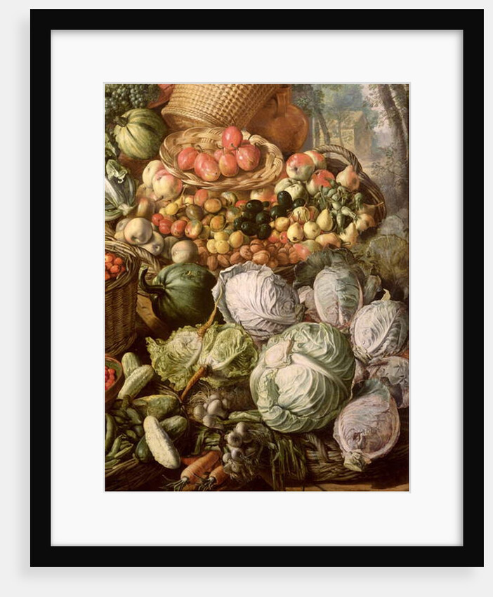 Detail of Still Life with Fruit, Vegetables and a Market Woman, 1564 by Joachim Beuckelaer or Bueckelaer