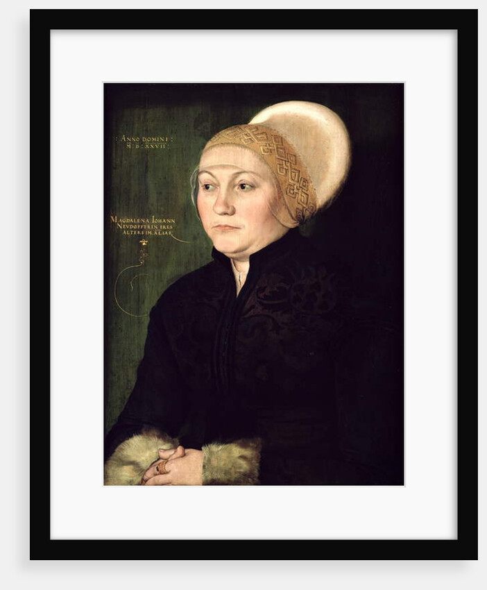 Portrait of Magdalena Neudorffer 1527 by Barthel Beham