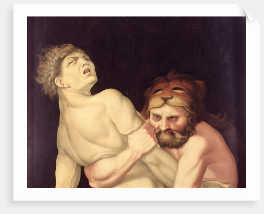 Hercules and Antaeus, 1531 by Hans Baldung Grien