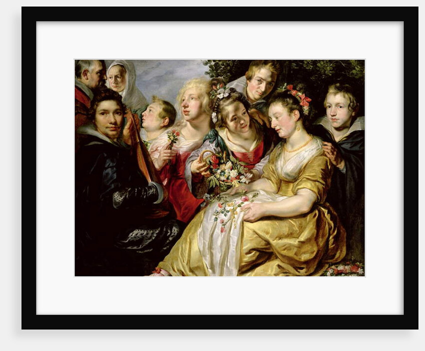 The Artist with the Family of his Father-in-Law Adam Van Noort, c.1616 by Jacob Jordaens