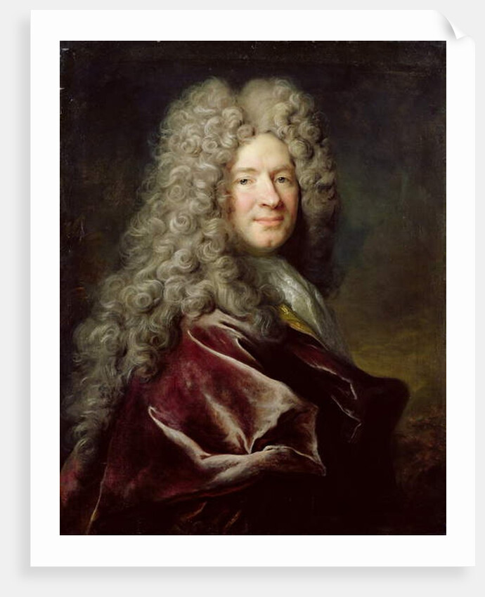 Portrait of a Man Wearing a Violet Robe, c.1700 by Nicolas de Largilliere