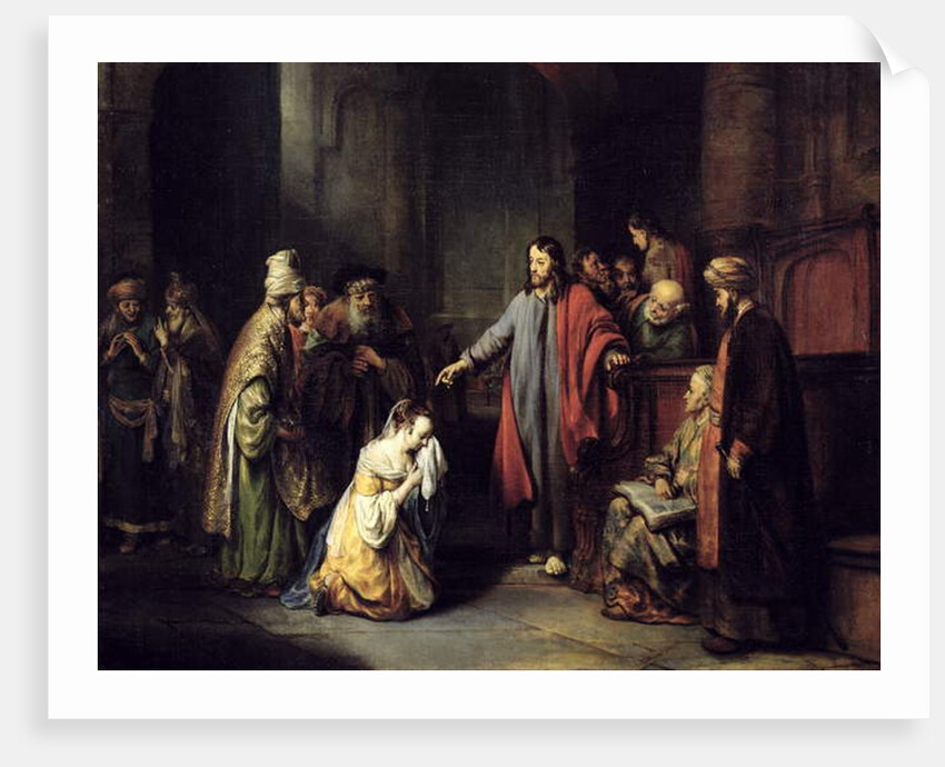 Christ and the Adulteress, 1653 by Gerbrandt van den Eeckhout