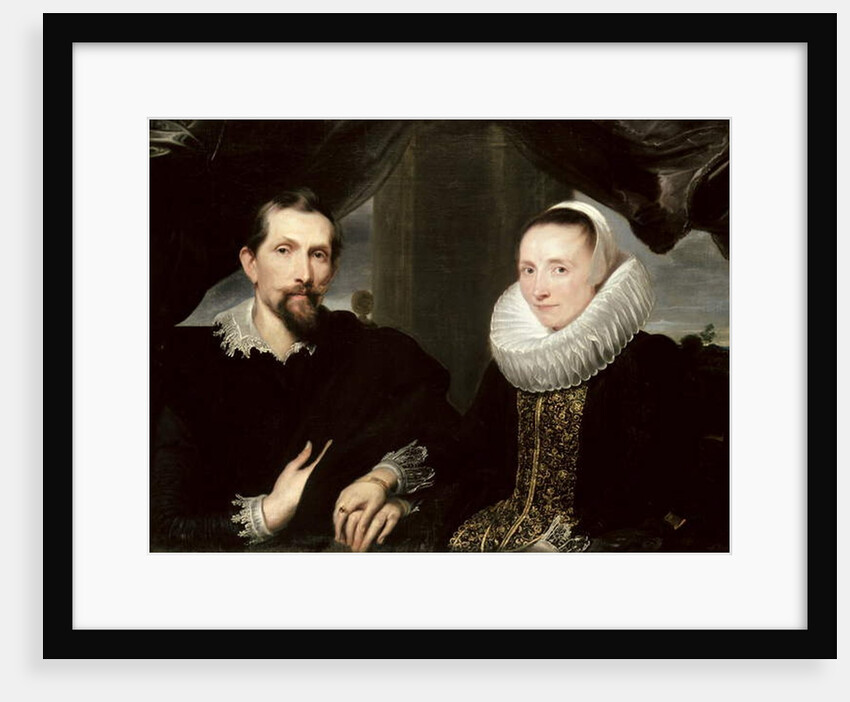 Double Portrait of the Painter Frans Snyders and his Wife Margaretha de Vos, 1621 by Anthony van Dyck