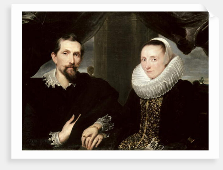 Double Portrait of the Painter Frans Snyders and his Wife Margaretha de Vos, 1621 by Anthony van Dyck