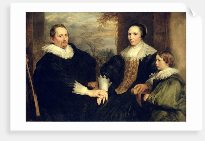 Family Portrait of Sebastian Leerse with his Wife and Son, 1630-32 by Anthony van Dyck