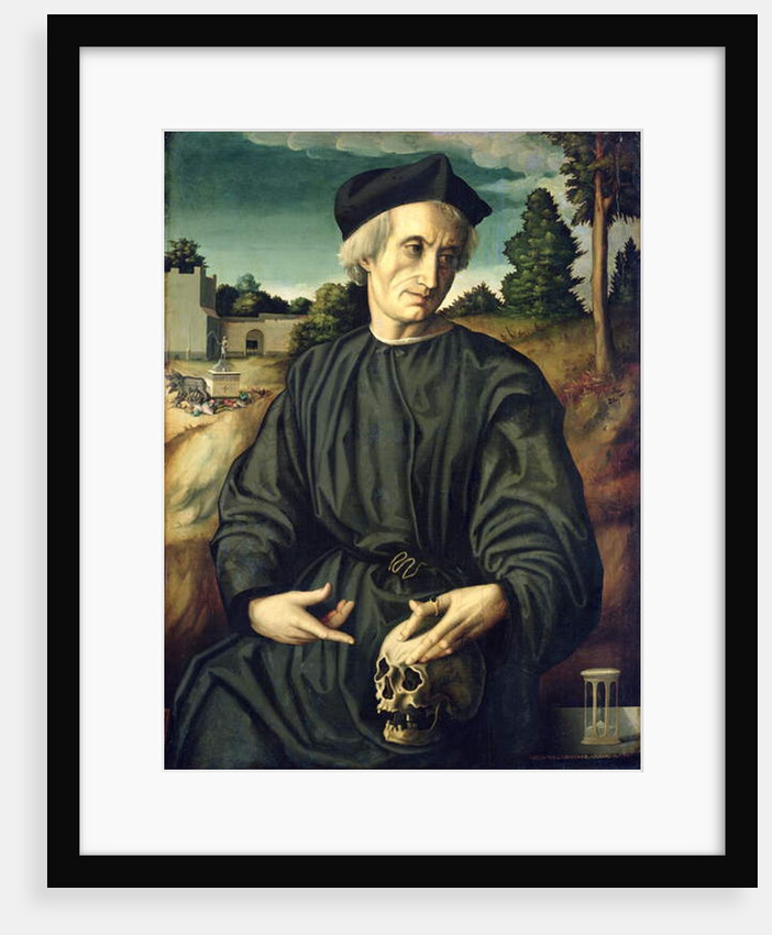 Portrait of Pope Hadrian VI as a Priest, 1525 by Francesco Ubertini Il Bacchiacca