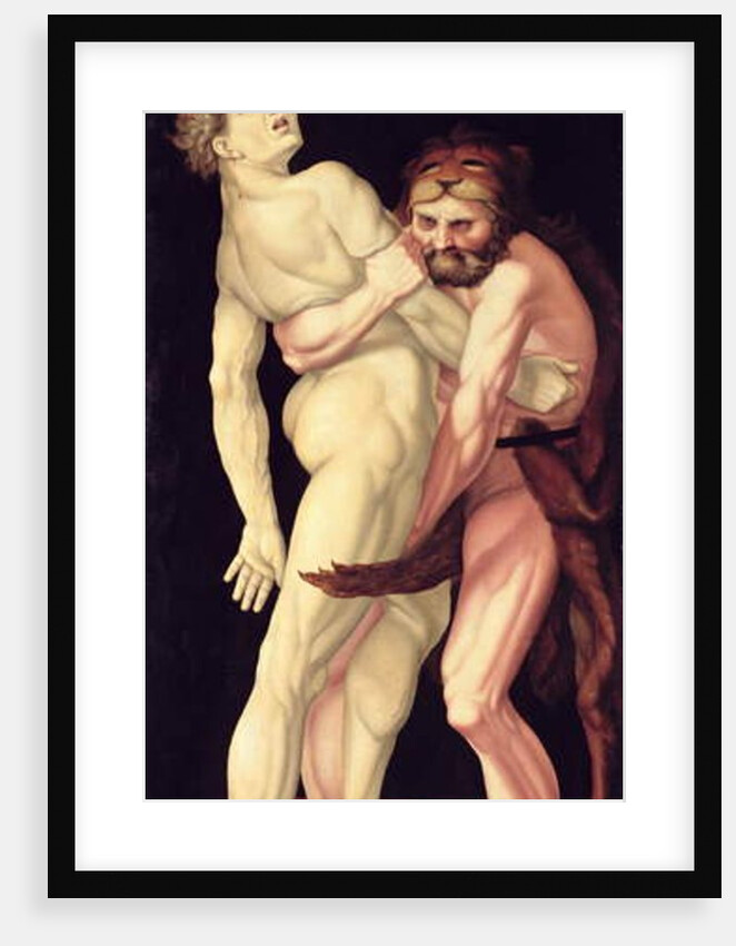 Hercules and Antaeus, 1531 by Hans Baldung Grien