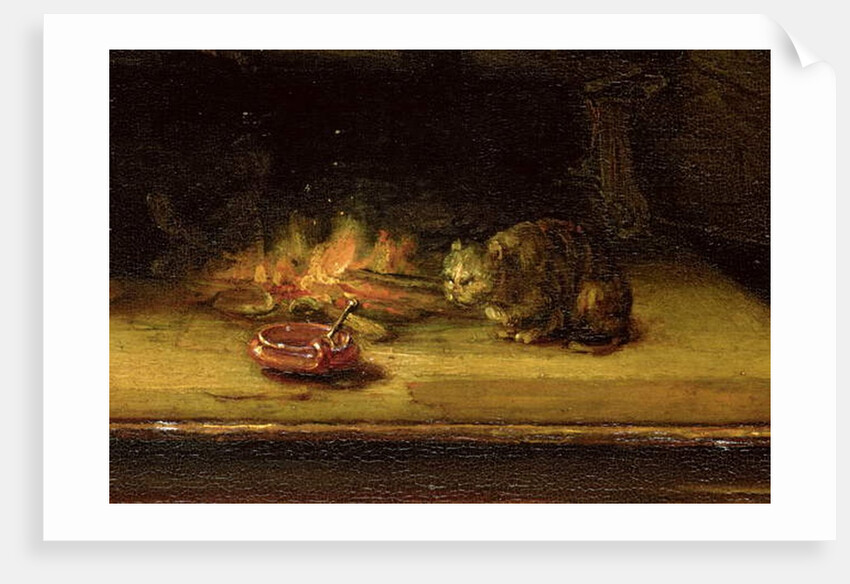 Holy Family with a Curtain, 1646 by Rembrandt Harmensz. van Rijn