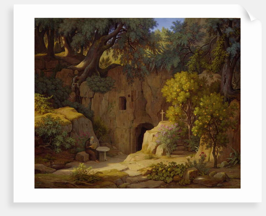The Hermit, 1834 by Johann Martin von Rohden